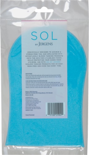 Jergens Sol Sunless Tanning Body Mitt Perspective: back