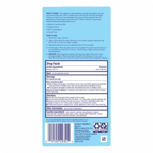 Biore Paint & Peel Liquid Pimple Patch Perspective: back