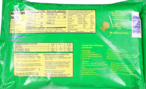 Golden Thai Jasmine Rice Perspective: back