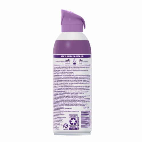 Lysol Air Sanitizer Lavender Perspective: back