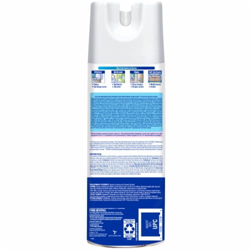 Lysol® Crisp Linen® Disinfectant Spray Perspective: back