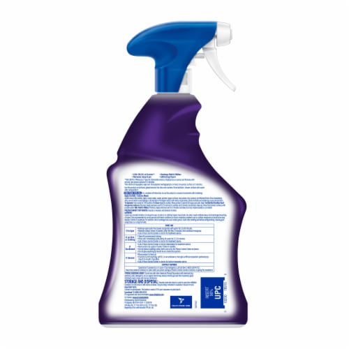 Lysol Mold and Mildew Remover Bathroom Cleaning Spray, Soap Scum and Shine Disinfectant, 32 fl oz Perspective: back