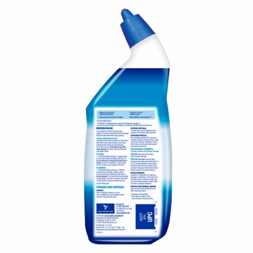 Lysol Hydrogen Peroxide Gel Toilet Bowl Cleaner Ocean Fresh Perspective: back