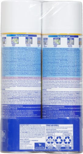 Lysol Lemon Breeze Disinfectant Spray Perspective: back