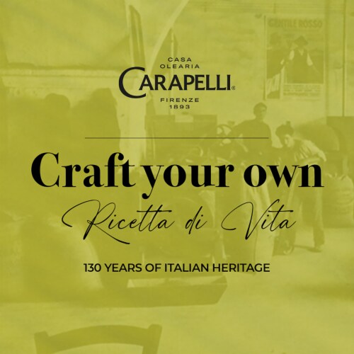 Carapelli Organic Extra Virgin Olive Oil Perspective: back