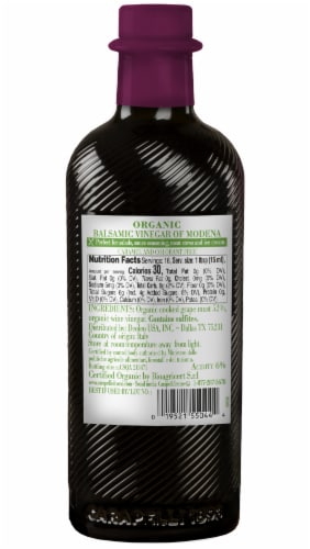 Carapelli Organic Balsamic Vinegar Perspective: back