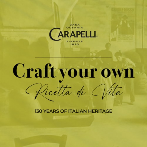 Carapelli 100% Italian Extra Virgin Olive Oil Perspective: back