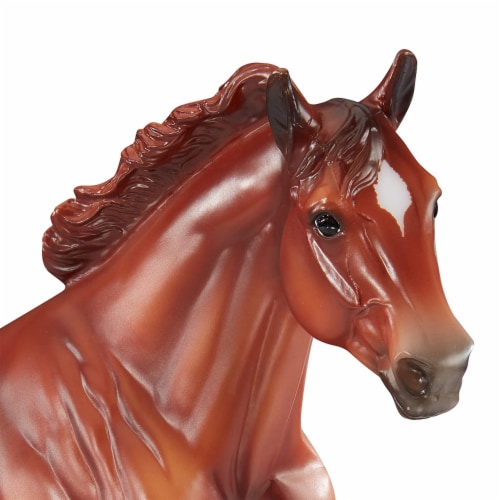Breyer 1831 Hand-Painted Checkers Horse Model Collectible Toy 1:9 Scale, Brown Perspective: back
