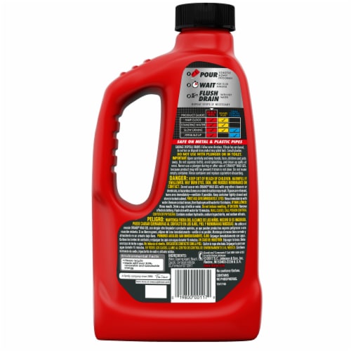 Drano® Pro Strength Max Gel Clog Remover Drain Cleaner Perspective: back