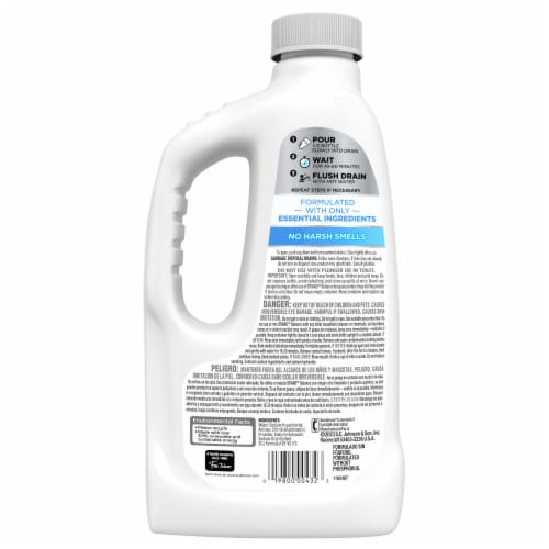 Drano Balance Clog Remover Drain Declogger with Only Essential Ingredients Perspective: back