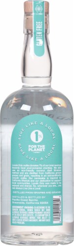 Locals Only Vodka Perspective: back
