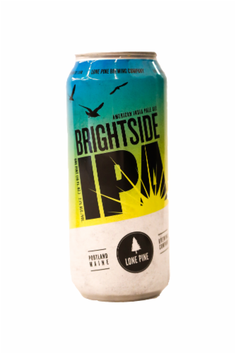 Lone Pine Brightside American IPA Perspective: back