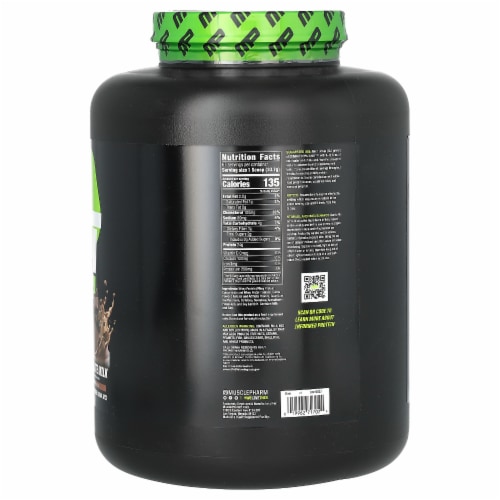 MusclePharm Combat 100% Whey Protein Chocolate Milk - 5 lb (2.24 kg) Perspective: back
