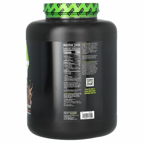 MusclePharm Combat 100% Whey Protein Chocolate Milk - 5 lb (2.24 kg) Perspective: back