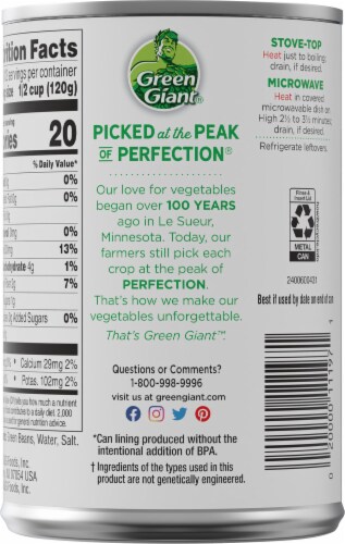 Green Giant® Cut Green Beans Perspective: back