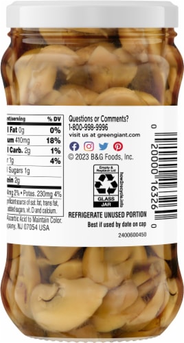 Green Giant® Sliced Mushrooms Perspective: back