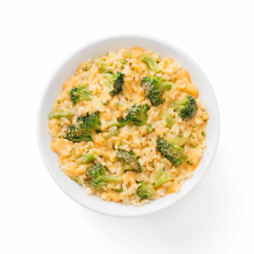 Green Giant Simply Steam Lightly Sauced Cheesy Rice & Broccoli Perspective: back