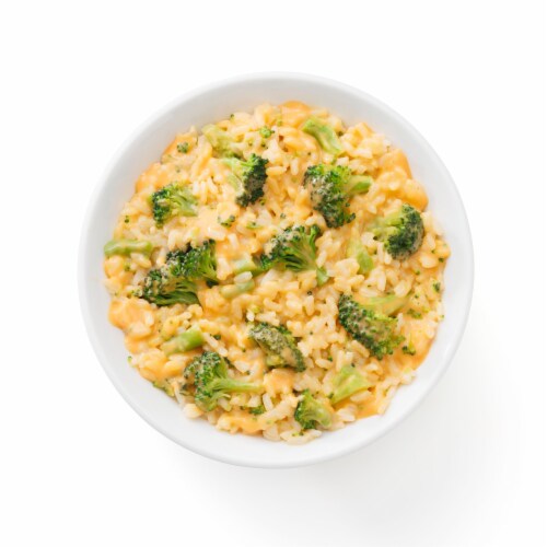 Green Giant Simply Steam Lightly Sauced Cheesy Rice & Broccoli Perspective: back