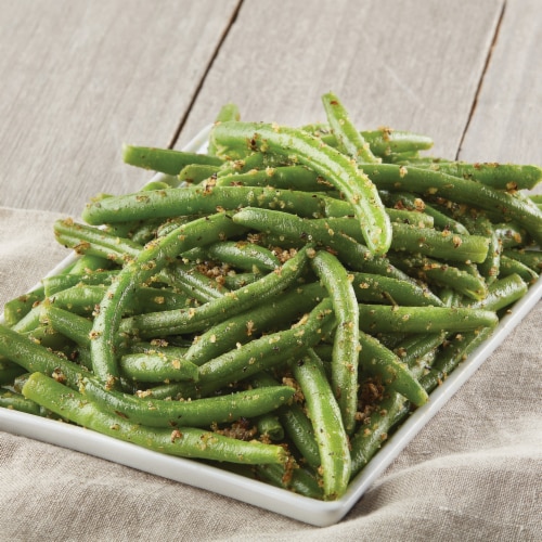 Green Giant Simply Steam Plain Select Whole Green Beans Perspective: back