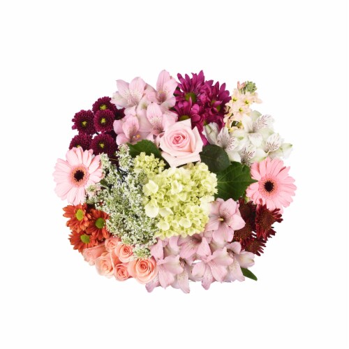 Autumn Velvet Fresh Cut Flower Bouquet Perspective: back