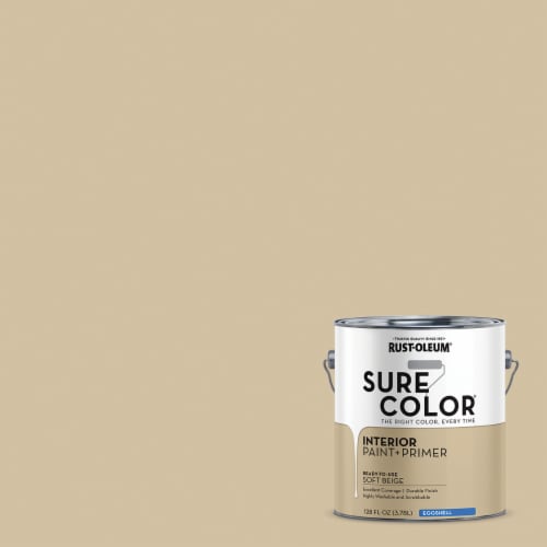 Rust-Oleum® Sure Color® Interior Wall Paint - Soft Beige Perspective: back