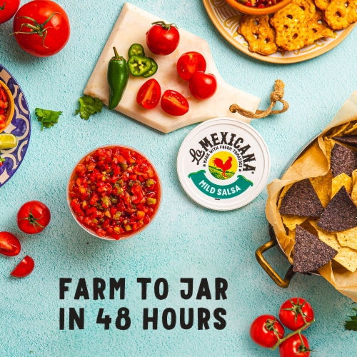 La Mexicana Spice Blend Mild Salsa Perspective: back