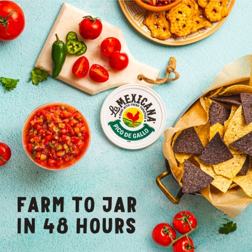 La Mexicana® Fresh Pico de Gallo Mild Salsa Perspective: back