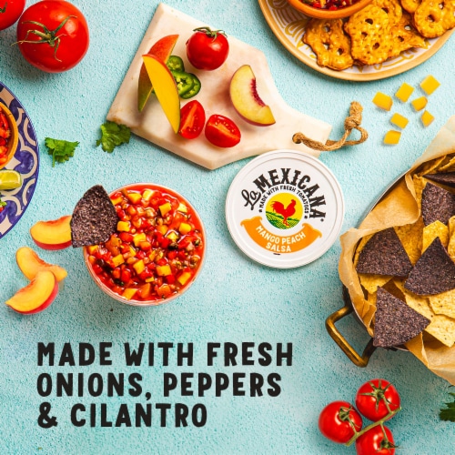 La Mexicana® Fresh Mango Peach Salsa Perspective: back