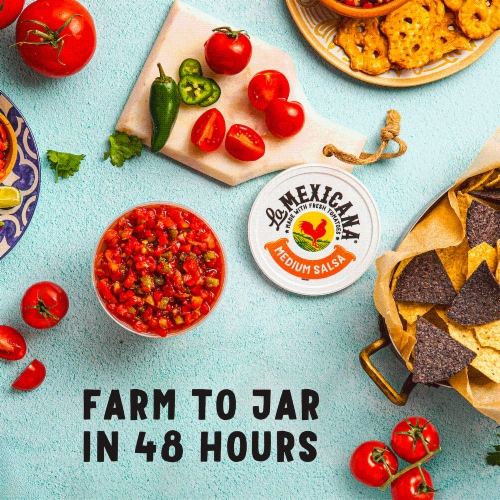 La Mexicana® Fresh Medium Salsa Perspective: back