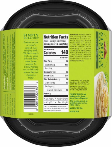 Simply Potatoes® Garlic Mashed Potatoes Perspective: back