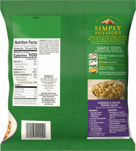 Simply Potatoes® Signature Seasoned Diced Potatoes Perspective: back