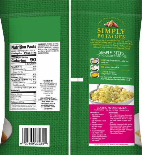 Simply Potatoes® Diced Potatoes Perspective: back