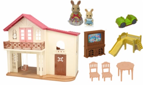 Calico Critters Hilltop Terrace Gift Set Perspective: back