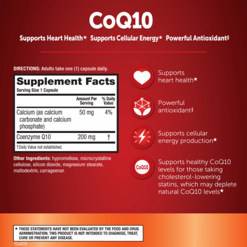 Schiff® MegaRed® CoQ10 Capsules 200mg Perspective: back