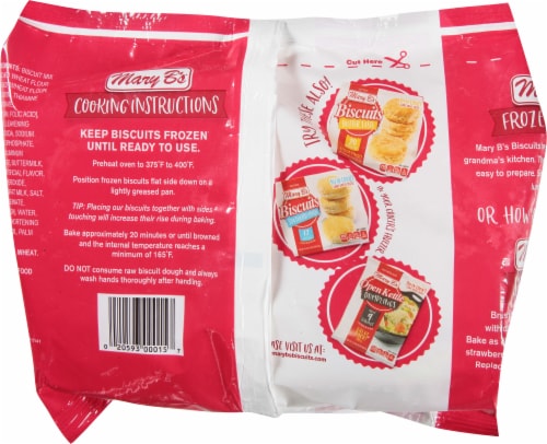 Mary B's® Buttermilk Frozen Biscuits Perspective: back
