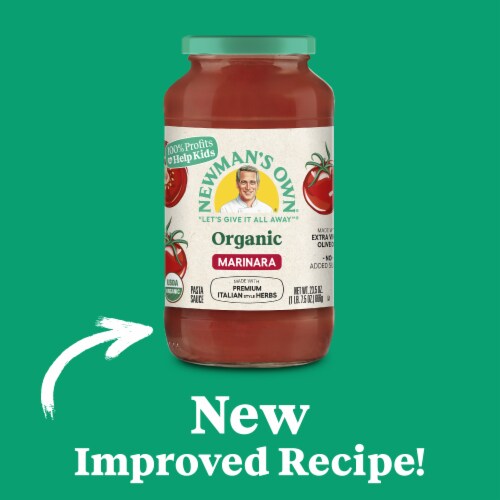 Newman's Own Organic Marinara Pasta Sauce Perspective: back