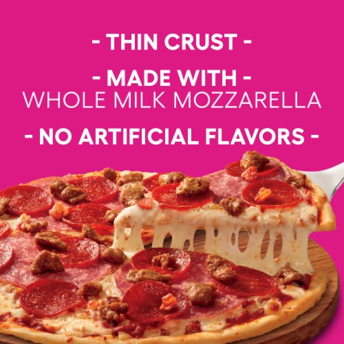 Newman's Own Sicilian Thin & Crispy Crust Frozen Pizza Perspective: back