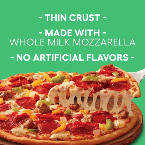 Newman's Own Thin & Crispy Crust Supreme Pizza Perspective: back