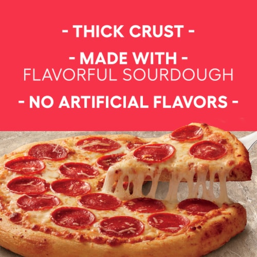 Newman's Own Uncured Pepperoni & Ricotta Sourdough Crust Frozen Pizza Perspective: back