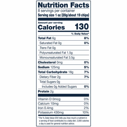 Cape Cod® Less Fat Original Kettle Potato Chips Perspective: back