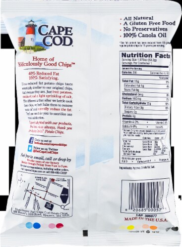Kroger Cape Cod Original Kettle Cooked Potato Chips 1 87 Oz