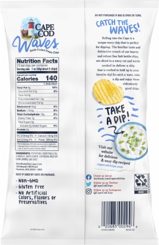 Cape Cod Waves® Sea Salt Kettle Cooked Party Size Potato Chips