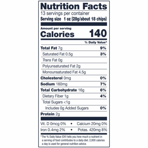 Cape Cod® Party Size Sour Cream & Onion Kettle Cooked Potato Chips Perspective: back