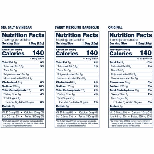 Cape Cod Potato Chips Variety Pack 1 Oz Snack Bags Perspective: back