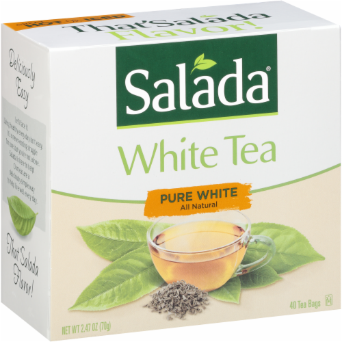 Salada All Natural Pure White Tea Bags Perspective: back