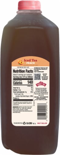Turkey Hill® Peach Tea Perspective: back