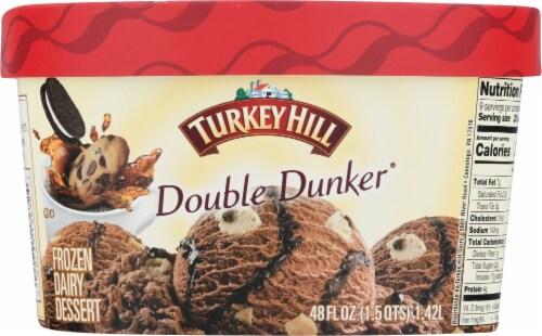 Turkey Hill® Double Dunker Frozen Dairy Dessert Tub Perspective: back