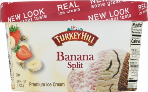 Turkey Hill® Banana Split Ice Cream Perspective: back