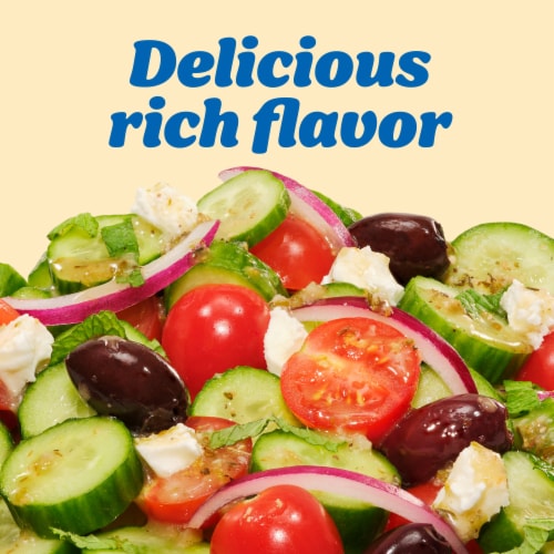 Kraft Greek Vinaigrette Salad Dressing Perspective: back
