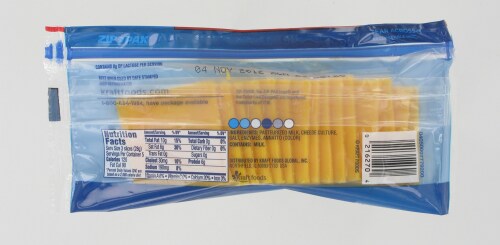 Kraft Cracker Cuts Sharp Cheddar Cheese 15 ct Perspective: back